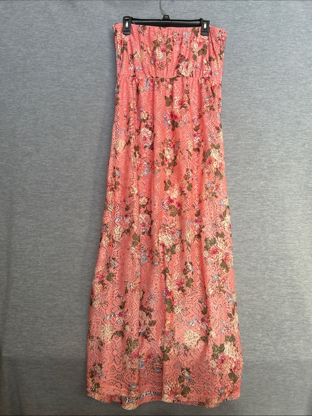 NO BOUNDARIES Beach Coastal Pool Cruise Lace Swimsuit Cover Floral Sundress